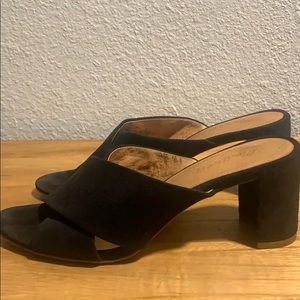 Madewell criss cross mules